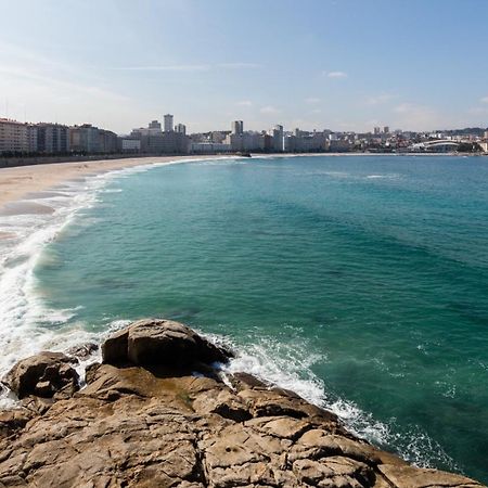 Lujoso Apartamento Centro A 3 Minutos De La Playa A Coruna Exterior photo